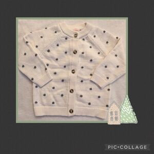 Kids Polka Dot Cardigan